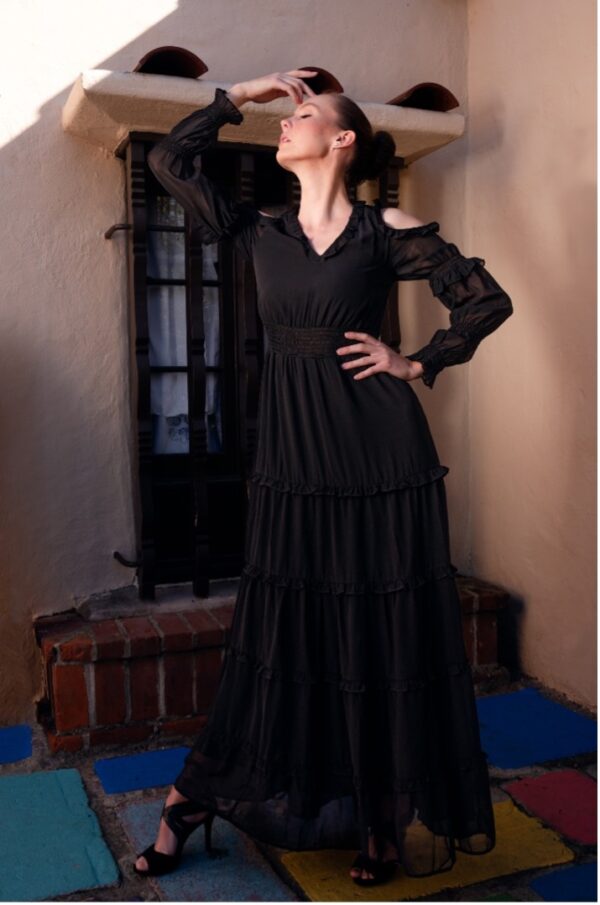 Cold Shoulder L/S Dress